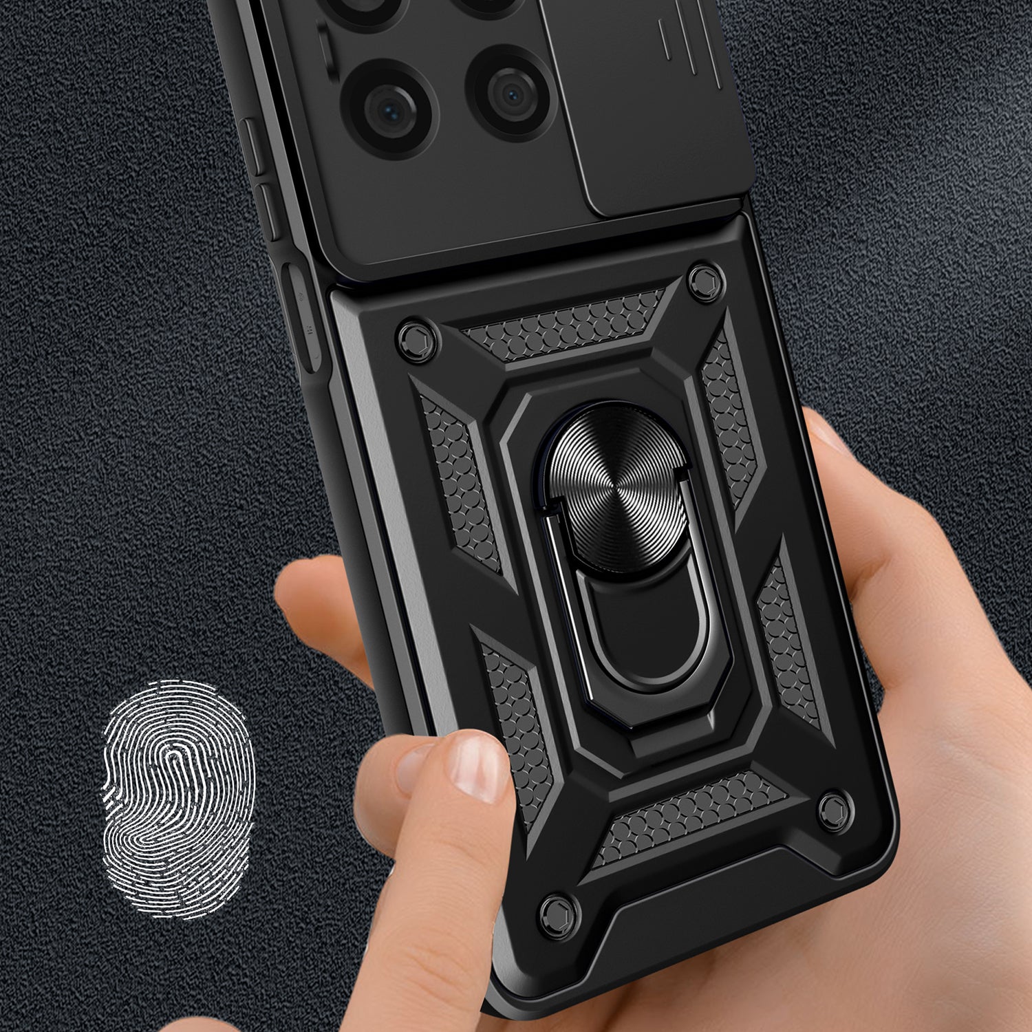 For Honor X8b 4G Case PC+TPU Camera Protection Phone Cover Built-in Kickstand For Honor X8b 4G Case PC+TPU Camera Protection Phone Cover Built-in Kickstand